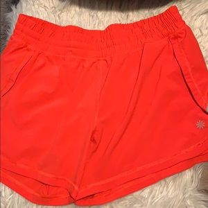Athleta shorts size M orange